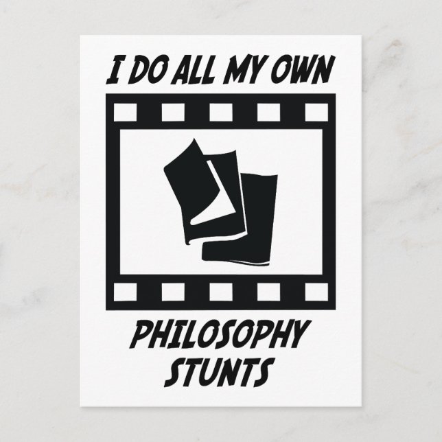 Carte Postale Stunts de philosophie (Devant)