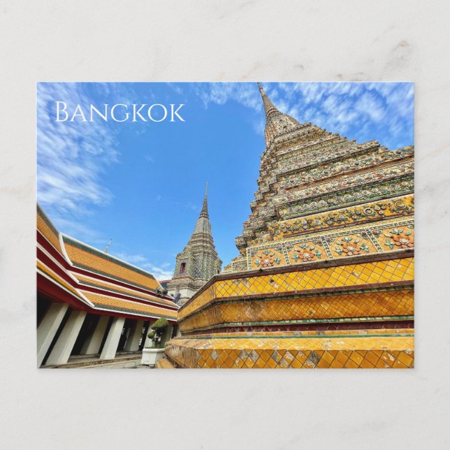 Carte Postale Stupas Wat Pho Bangkok (Devant)