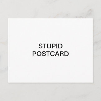 Carte postale stupide