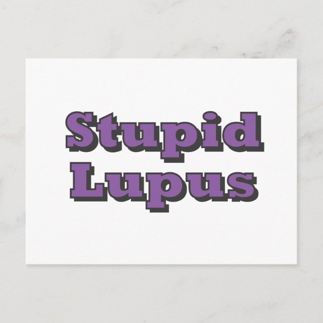 Carte Postale Stupide Lupus (Devant)