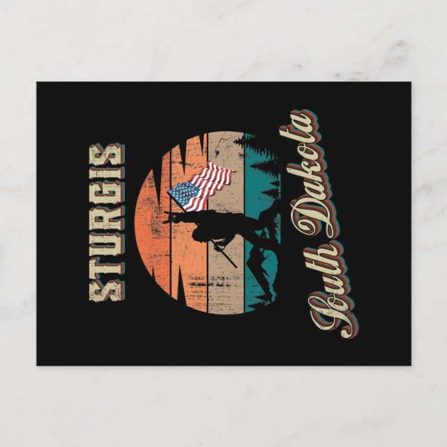 Carte Postale Sturgis Dakota du Sud (Devant)