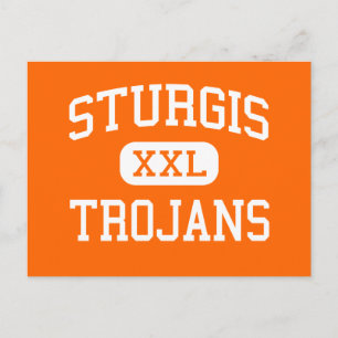 Carte Postale Sturgis - Trojans - Lycée - Sturgis Michigan
