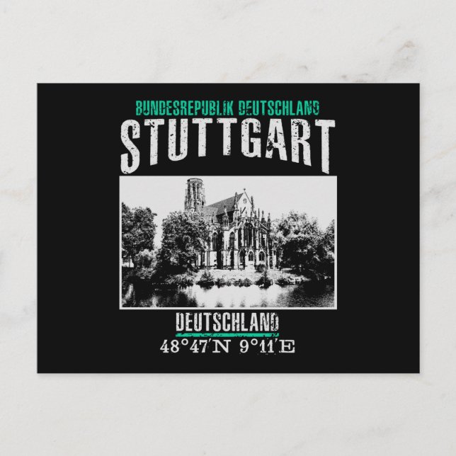 Carte Postale Stuttgart (Devant)