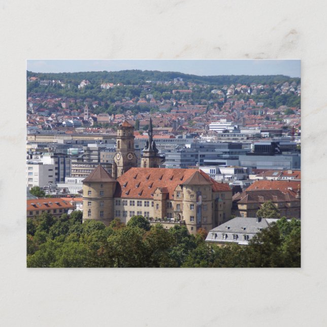 Carte Postale Stuttgart Stadtansicht - Altes Schloss (Devant)