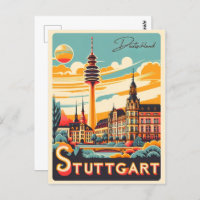 Stuttgart TV Tower - Fernsehturm cadeau allemand