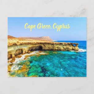 Carte Postale Style Cape Greco Chypre