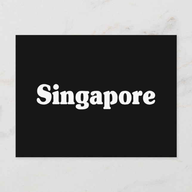 Carte Postale Style classique singapourien (Devant)
