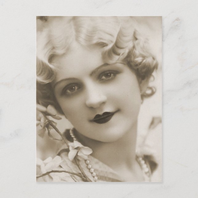 Carte Postale Style de cheveux vintage (Devant)