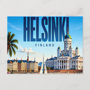 Carte Postale ❄️ Style de ville côtière moderne d'Helsinki ❄️