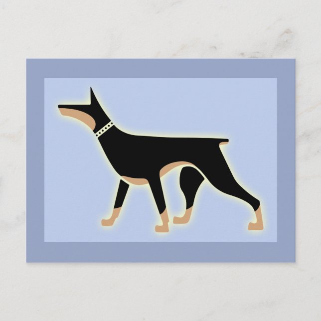 Carte Postale Style Dober (Devant)