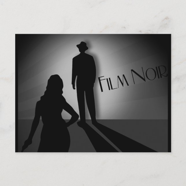 carte postale style film classique (Devant)