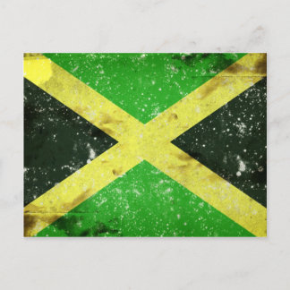 Carte Postale Style Grunge design jamaïcain