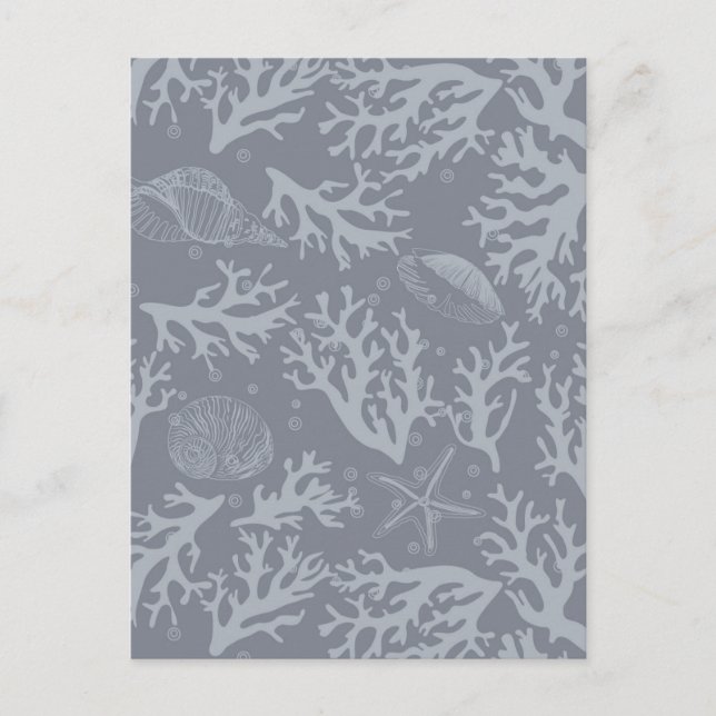 Carte Postale Style Hipster Coral Reef (Devant)