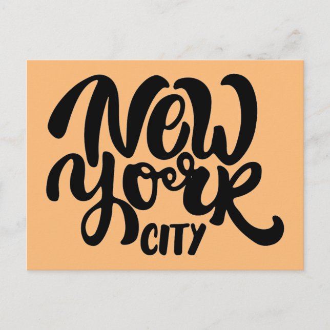 Carte Postale Style New York (Devant)