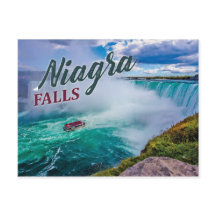 Carte postale style Niagara Falls 90's