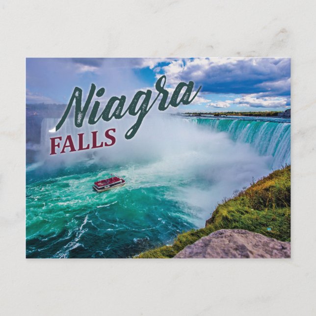 Carte postale style Niagara Falls 90's (Devant)