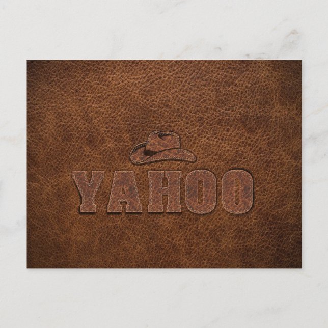 Carte Postale Style occidental YAHOO (Devant)
