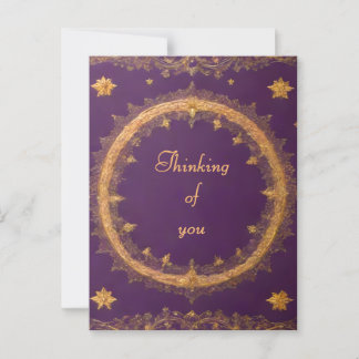 Carte postale Style rétro "Penser à vous"