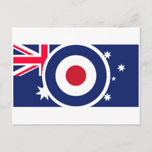Carte Postale Style Roundel Australia Target Scooter