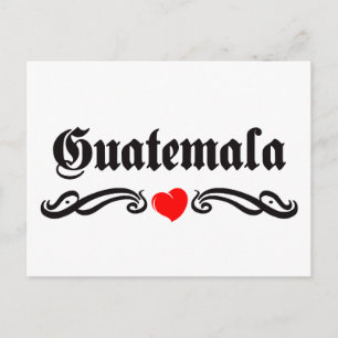 Carte Postale Style tatouage guadeloupe