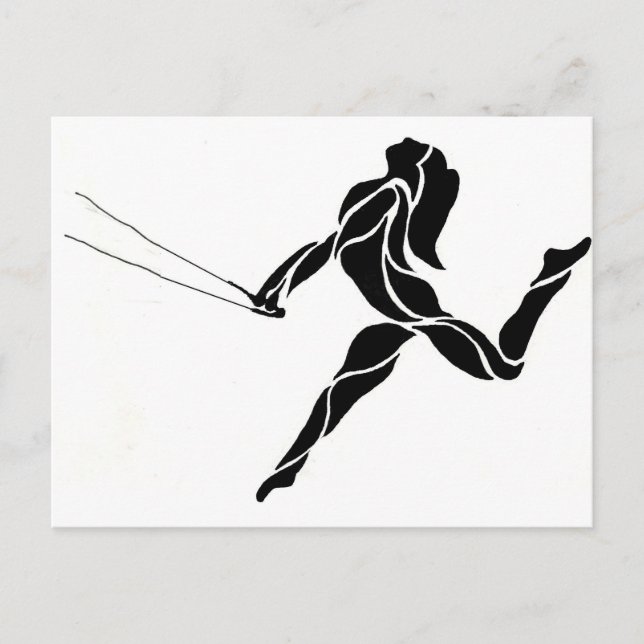 Carte Postale Style Trapeze volant (Devant)