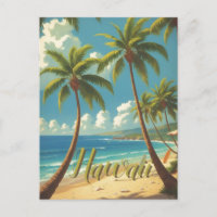 Style Vintage Hawaïen Voyage Aloha Depuis Hawaï