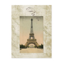 Style vintage Tour Eiffel