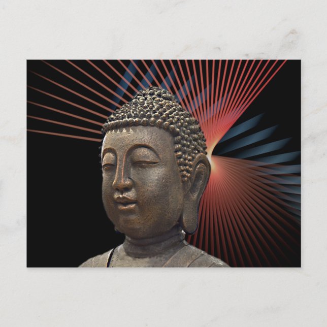 Carte Postale Style Yoga Bouddha Chic (Devant)