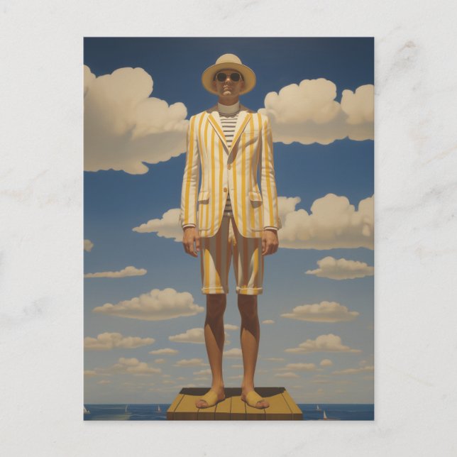 Carte Postale Stylish Retro Beachwear Ftriking Summer Fashion (Devant)