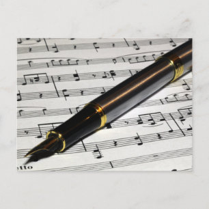 Carte Postale Stylo Fontaine