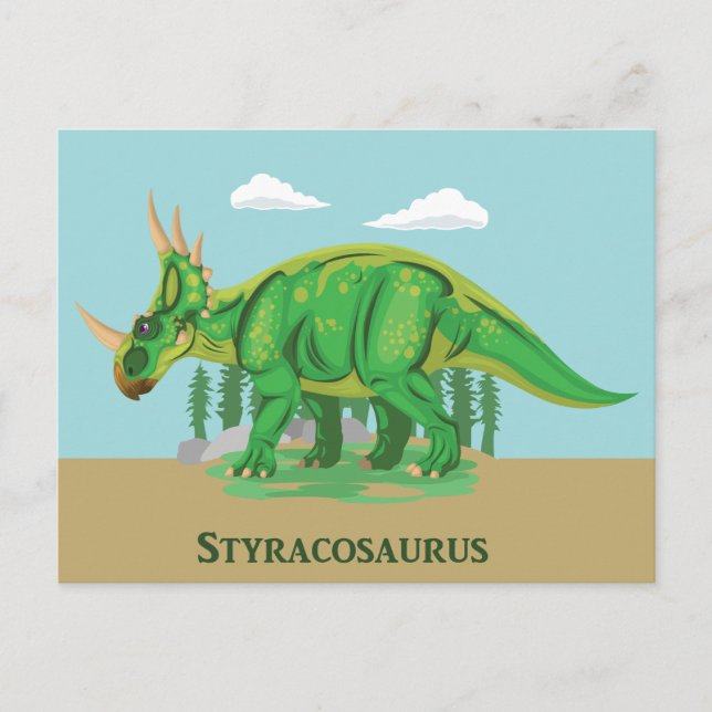 Carte Postale Styracosaure (Devant)