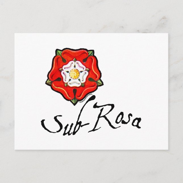 Carte Postale Sub Rosa (Devant)