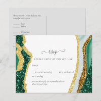 Sublime Emerald Green Gold Mariage