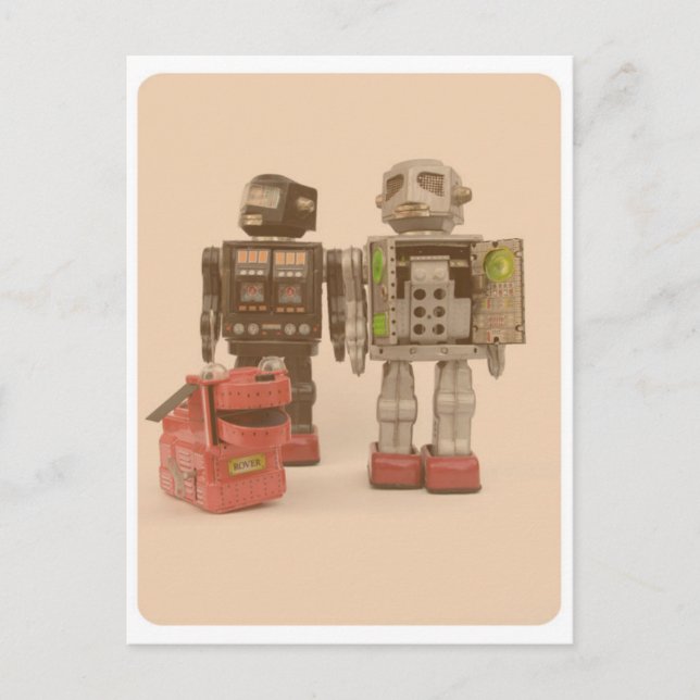 Carte Postale Suburbia des robots (Devant)