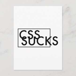 CARTE POSTALE SUCKS CSS