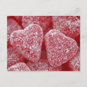 carte postale sucre coeur