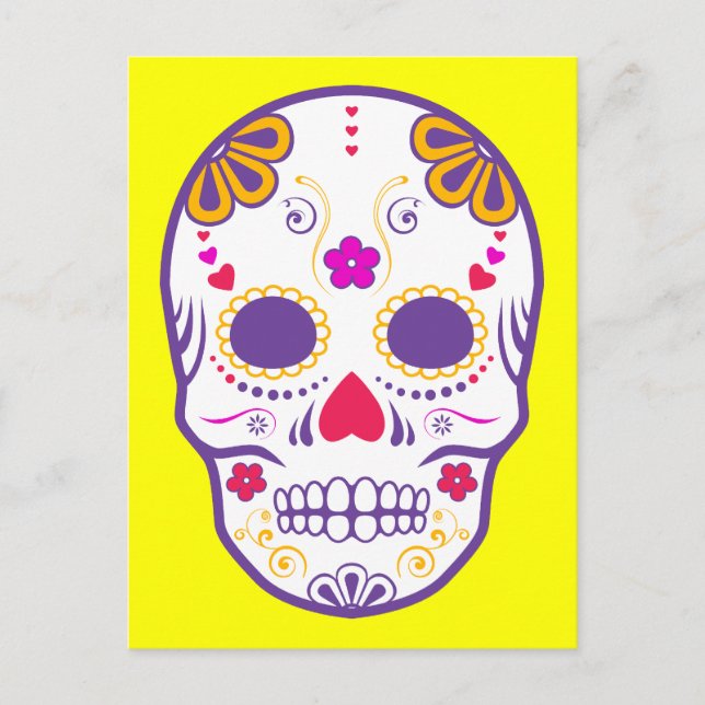 Carte Postale sucre skullz : 1 (Devant)