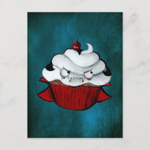 Carte Postale Sucré Vampire Cupcake