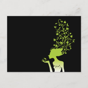 Carte Postale sucre vert
