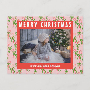 Carte Postale Sucres de canne de Noël Noël Noël Fêtes photo pers