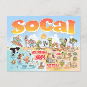 Carte Postale Sud-Californie