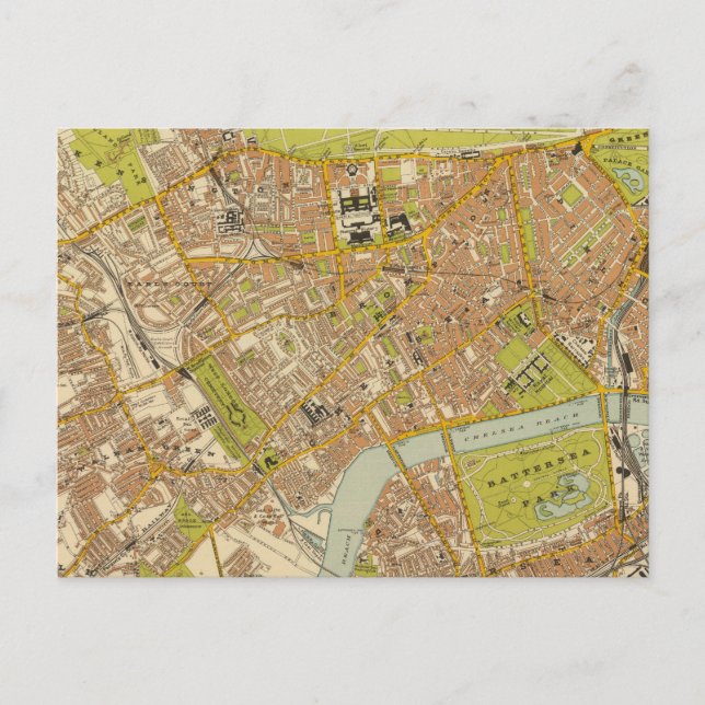 Carte Postale Sud-ouest de Londres (Devant)