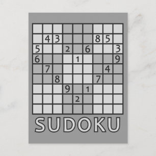 Carte postale SUDOKU