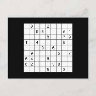 Carte postale SuDoku