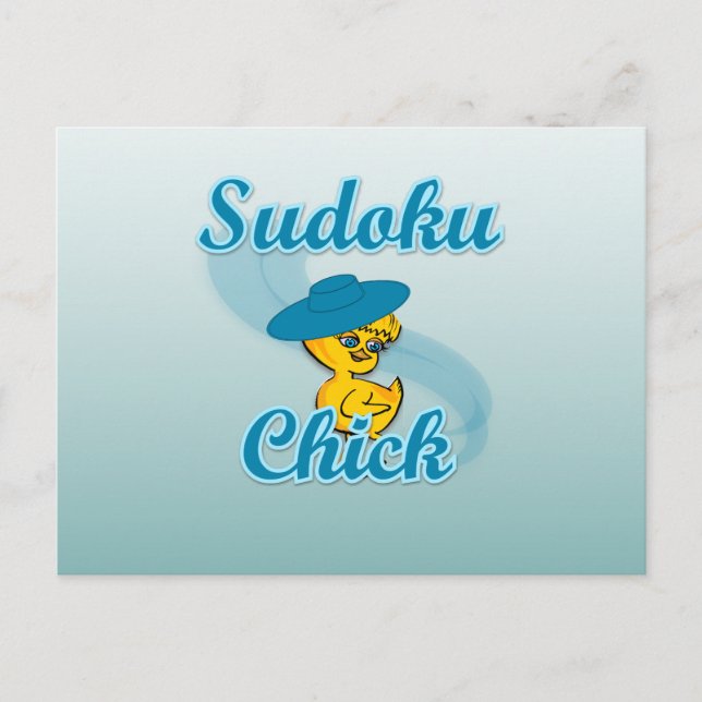 Carte Postale Sudoku Chick #3 (Devant)