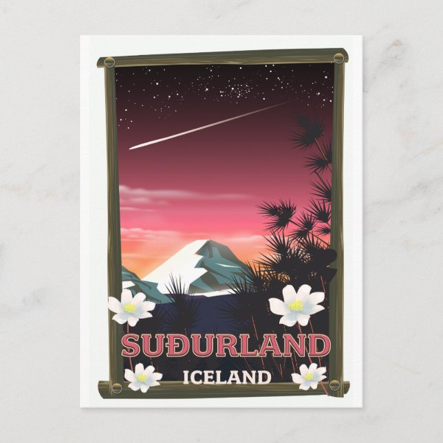 Carte Postale Suðurland Islande (Devant)