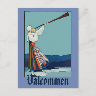 Carte Postale Suède, Ajouter un texte,