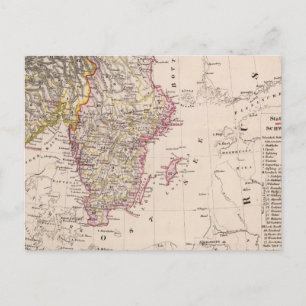 Carte Postale Suède du Sud et Norvège
