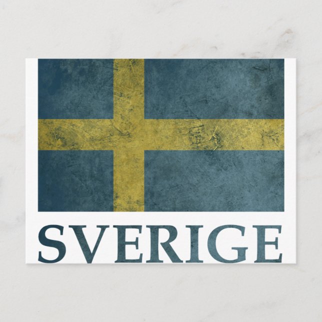 Carte Postale Suède vintage (Devant)