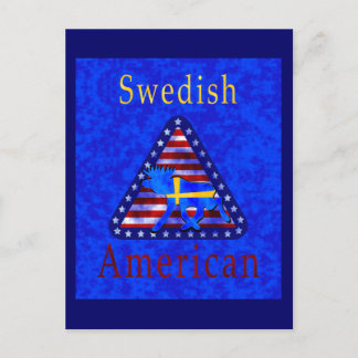 Carte Postale Suédois-Américains